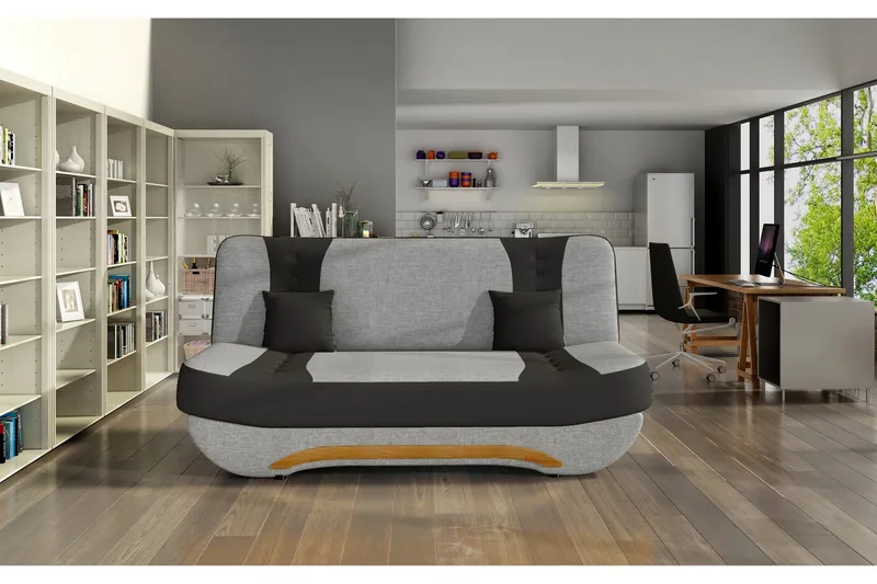 Fenga Sovesofa, Grå/Svart