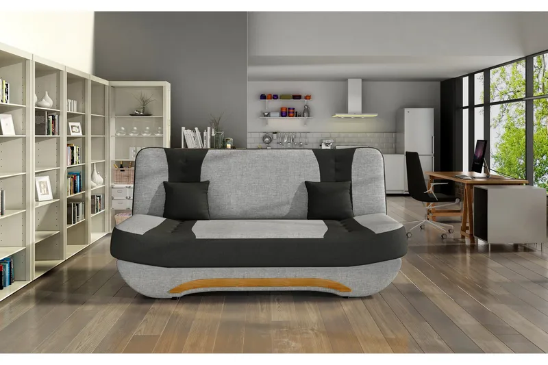 Fenga Sovesofa, Grå/Svart