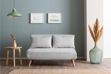 Folde Teddy Sovesofa 2-seter Grå - Grå - Møbler - Sofaer - Sovesofaer - 2 seters sovesofa