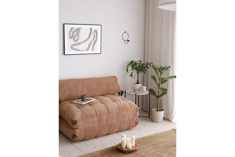 Foldy Sovesofa Camel - Camel - Møbler - Sofaer - Sovesofaer - 2 seters sovesofa