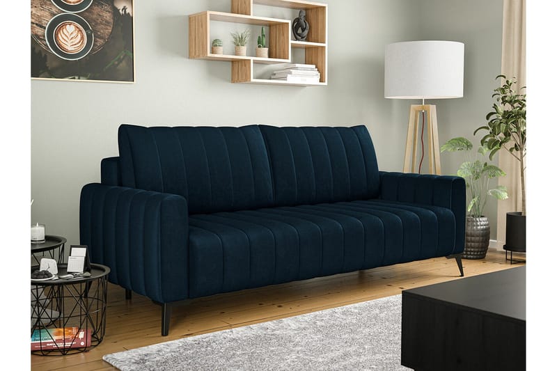 Graystone 2-sits Bäddsoffa Dark blue - Møbler - Sofaer - Sovesofaer - 2 seters sovesofa