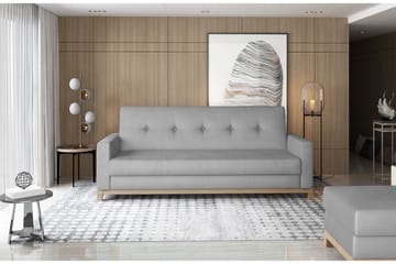 Iselene 2-seter Sovesofa - Grå - Møbler - Sofaer - Sovesofaer - 2 seters sovesofa