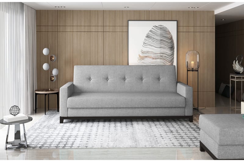 Iselene 2-seter Sovesofa - Grå - Møbler - Sofaer - Sovesofaer - 2 seters sovesofa