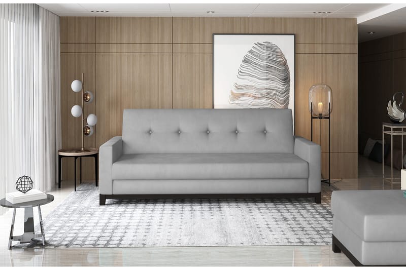 Iselene 2-seter Sovesofa, Grå