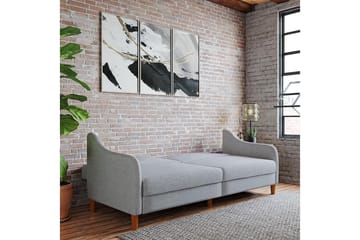 Jasper 2-seters Sovesofa Lysegrå - Dorel Home - Møbler - Sofaer - Sovesofaer - 2 seters sovesofa