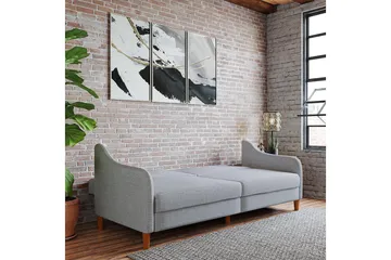 Jasper 2-seters Sovesofa Lysegrå - Dorel Home - Møbler - Sofaer - Sovesofaer - 2 seters sovesofa