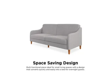 Jasper 2-seters Sovesofa Lysegrå - Dorel Home - Møbler - Sofaer - Sovesofaer - 2 seters sovesofa