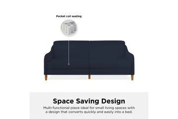 Jasper 2-seters Sovesofa Marineblå - Dorel Home - Møbler - Sofaer - Sovesofaer - 2 seters sovesofa