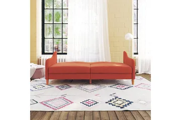 Jasper 2-seters Sovesofa Oransje - Dorel Home - Møbler - Sofaer - Sovesofaer - 2 seters sovesofa