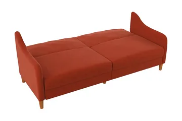 Jasper 2-seters Sovesofa Oransje - Dorel Home - Møbler - Sofaer - Sovesofaer - 2 seters sovesofa
