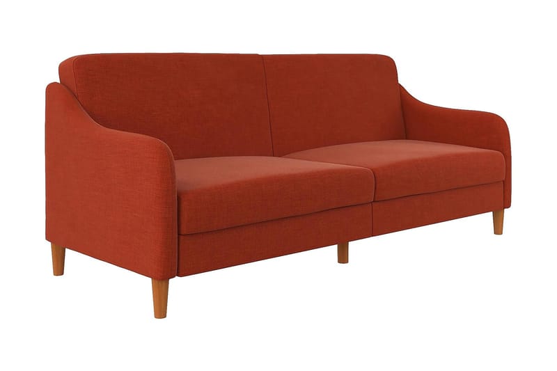 Jasper 2-seters Sovesofa Oransje - Dorel Home - Møbler - Sofaer - Sovesofaer - 2 seters sovesofa
