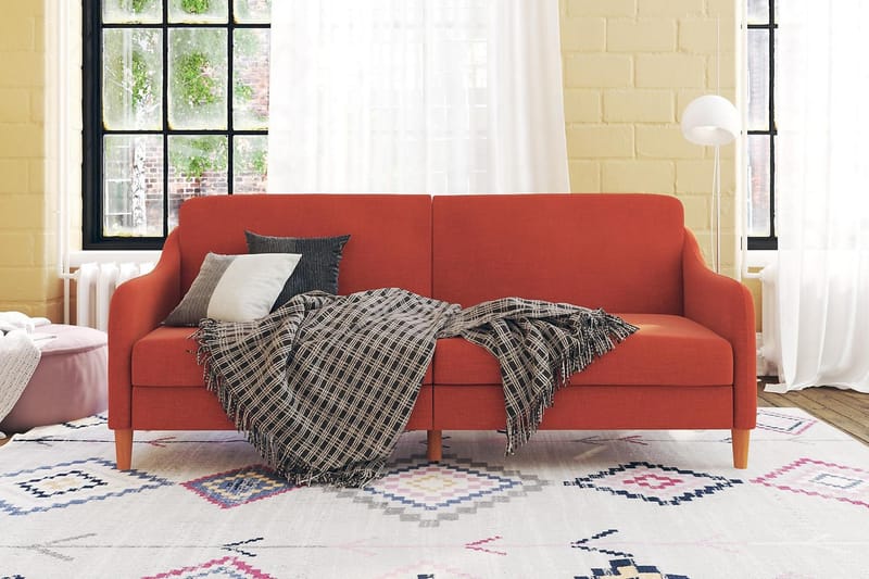 2-seters Sovesofa Jasper Oransje - Dorel Home - 2 seters sovesofa