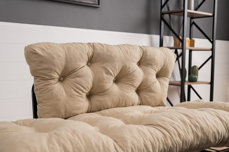 Jenica Sovesofa 2-seter - Beige - Møbler - Sofaer - Sovesofaer - 2 seters sovesofa