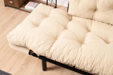 Jenica Sovesofa 2-seter - Beige - Møbler - Sofaer - Sovesofaer - 2 seters sovesofa