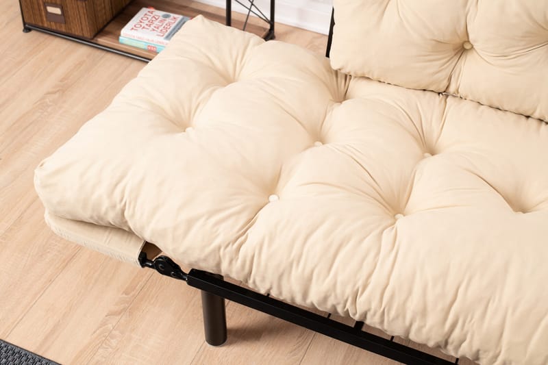 Jenica Sovesofa 2-seter - Beige - Møbler - Sofaer - Sovesofaer - 2 seters sovesofa