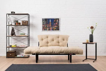 Jenica Sovesofa 2-seter - Beige - Møbler - Sofaer - Sovesofaer - 2 seters sovesofa