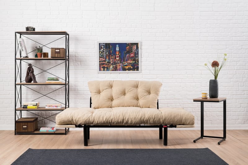 Jenica Sovesofa 2-seter - Beige - Møbler - Sofaer - Sovesofaer - 2 seters sovesofa