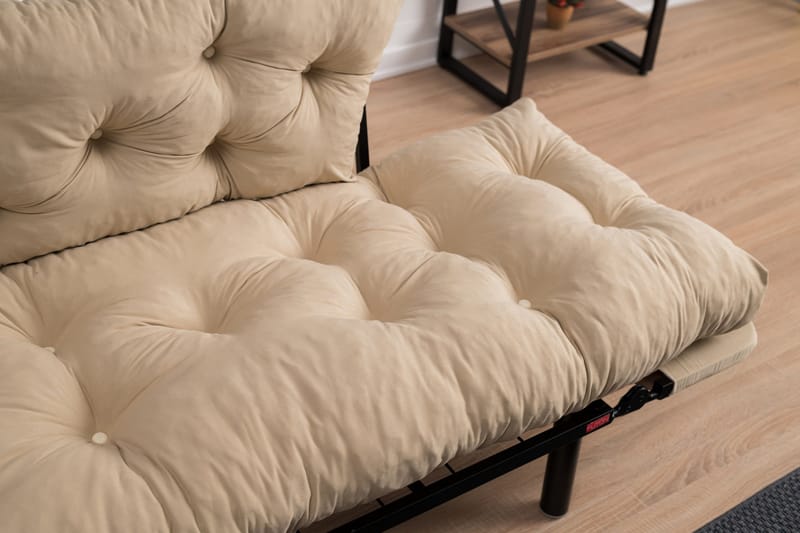 Jenica Sovesofa 2-seter - Beige - Møbler - Sofaer - Sovesofaer - 2 seters sovesofa