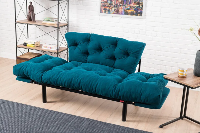 Jenica Sovesofa 2-seter - Blågrønn - Møbler - Sofaer - Sovesofaer - 2 seters sovesofa