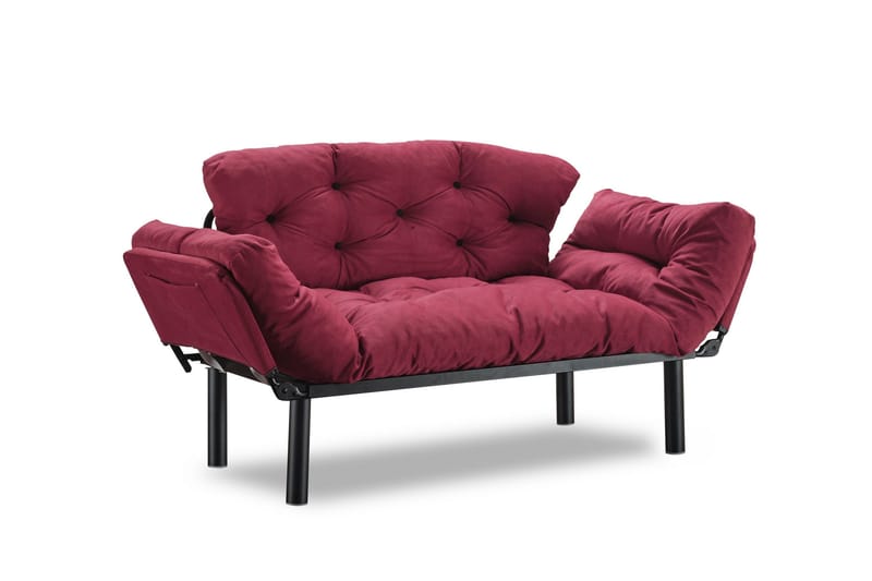 Jenica Sovesofa 2-seter - Burgunder - Møbler - Sofaer - Sovesofaer - 2 seters sovesofa