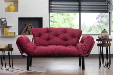 Jenica Sovesofa 2-seter - Burgunder - Møbler - Sofaer - Sovesofaer - 2 seters sovesofa