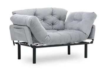 Jenica Sovesofa 2-seter - Grå - Møbler - Sofaer - Sovesofaer - 2 seters sovesofa