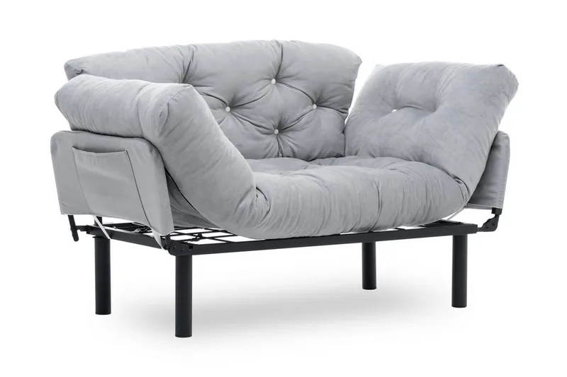 Jenica Sovesofa 2-seter - Grå - Møbler - Sofaer - Sovesofaer - 2 seters sovesofa