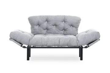 Jenica Sovesofa 2-seter - Grå - Møbler - Sofaer - Sovesofaer - 2 seters sovesofa