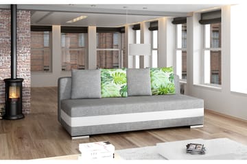 Karolez Sovesofa - Grå/Hvit - Møbler - Sofaer - Sovesofaer - 2 seters sovesofa