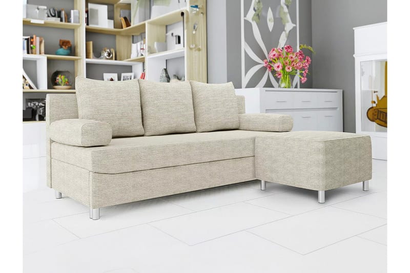 Kintore 2-sits Bäddsoffa beige - Møbler - Sofaer - Sovesofaer - 2 seters sovesofa