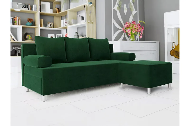 Kintore 2-sits Bäddsoffa Dark green - Møbler - Sofaer - Sovesofaer - 2 seters sovesofa