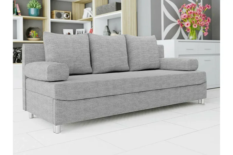 Kintore 2-sits Bäddsoffa Ljusgrå - Møbler - Sofaer - Sovesofaer - 2 seters sovesofa