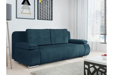 Kintore 2-sits Bäddsoffa NO_BRAND blue - Møbler - Sofaer - Sovesofaer - 2 seters sovesofa