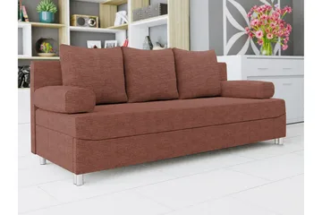 Kintore 2-sits Bäddsoffa NO_BRAND Brown - Møbler - Sofaer - Sovesofaer - 2 seters sovesofa
