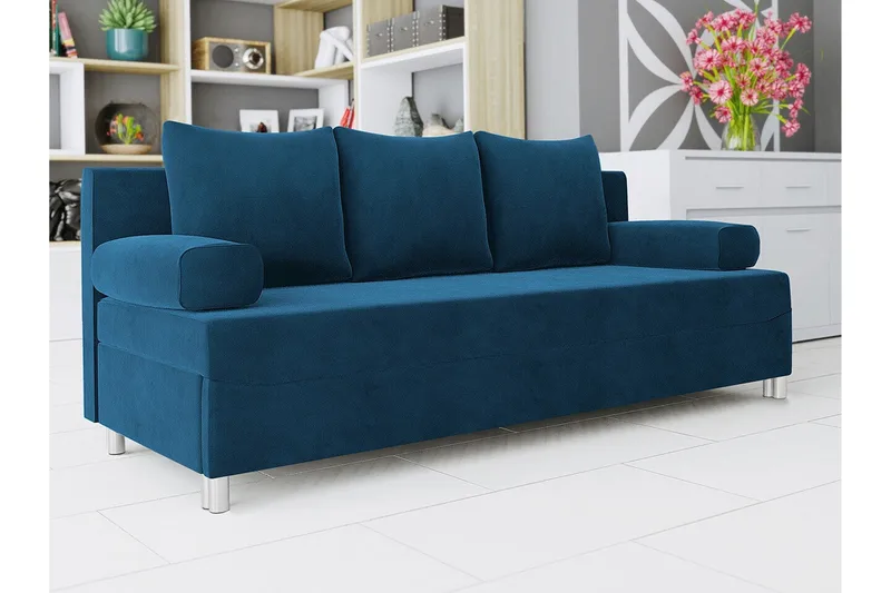 Kintore 2-sits Bäddsoffa NO_BRAND Dark blue - Møbler - Sofaer - Sovesofaer - 2 seters sovesofa