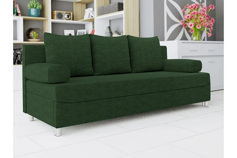 Kintore 2-sits Bäddsoffa NO_BRAND Dark green - Møbler - Sofaer - Sovesofaer - 2 seters sovesofa