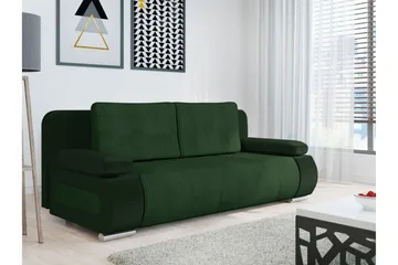 Kintore 2-sits Bäddsoffa NO_BRAND Green - Møbler - Sofaer - Sovesofaer - 2 seters sovesofa