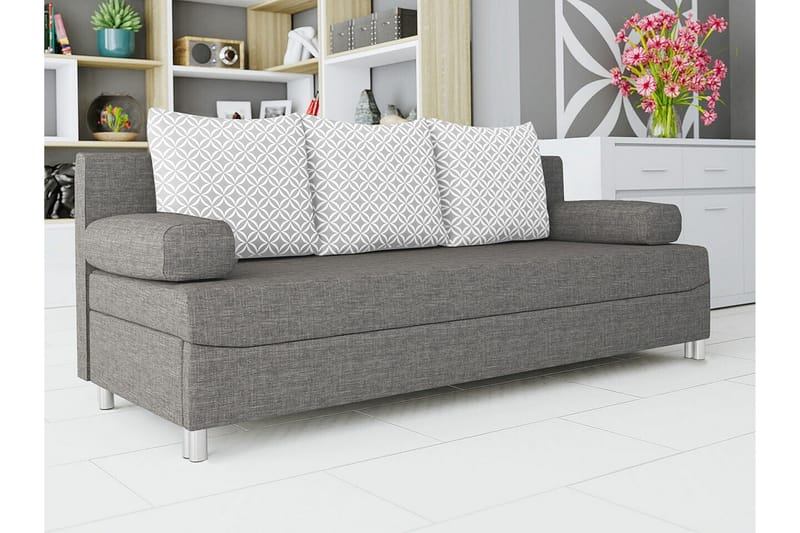 Kintore 2-sits Bäddsoffa NO_BRAND Light grey/Dark grey - Møbler - Sofaer - Sovesofaer - 2 seters sovesofa