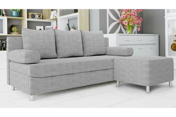 Kintore 2-sits Bäddsoffa NO_BRAND Ljusgrå - Møbler - Sofaer - Sovesofaer - 2 seters sovesofa