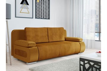 Kintore 2-sits Bäddsoffa NO_BRAND Yellow - Møbler - Sofaer - Sovesofaer - 2 seters sovesofa