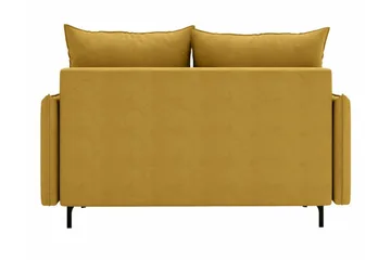 Knocklong 2-seters Sovesofa 129x140 cm med Oppbevaring i Fløyel - Blå - Møbler - Sofaer - Sovesofaer - 2 seters sovesofa