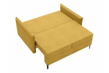 Knocklong 2-seters Sovesofa 129x140 cm med Oppbevaring i Stoff - Grå - Møbler - Sofaer - Sovesofaer - 2 seters sovesofa