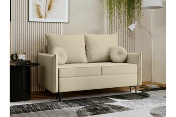 Knocklong 2-seters Sovesofa - Cream - Møbler - Sofaer - Sovesofaer - 2 seters sovesofa
