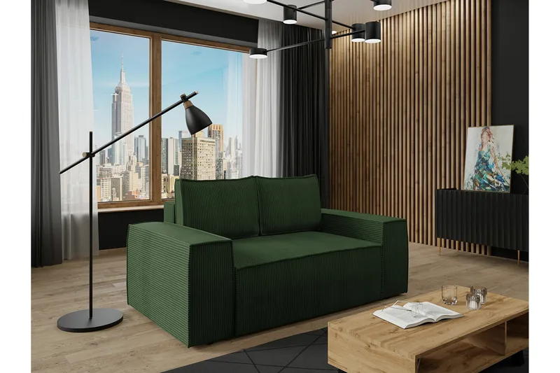 Knocklong 2-seters Sovesofa - Grøn - Møbler - Sofaer - Sovesofaer - 2 seters sovesofa