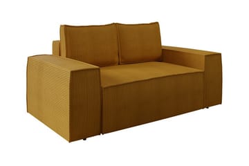 Knocklong 2-seters Sovesofa - Gul - Møbler - Sofaer - Sovesofaer - 2 seters sovesofa