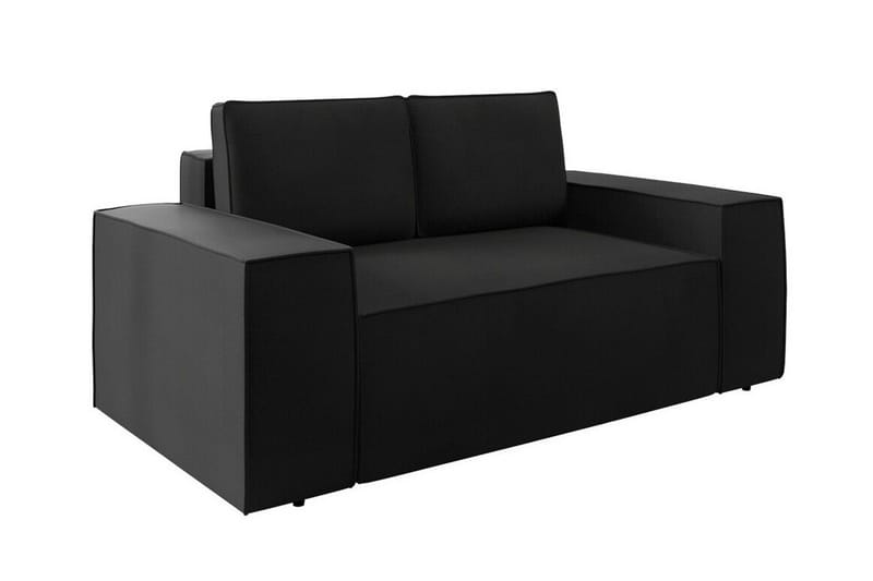 Knocklong 2-seters Sovesofa, Svart