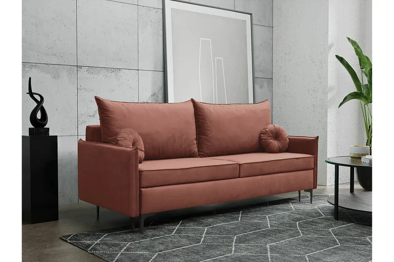 Knocklong 2-sits Bäddsoffa Brown - Møbler - Sofaer - Sovesofaer - 2 seters sovesofa