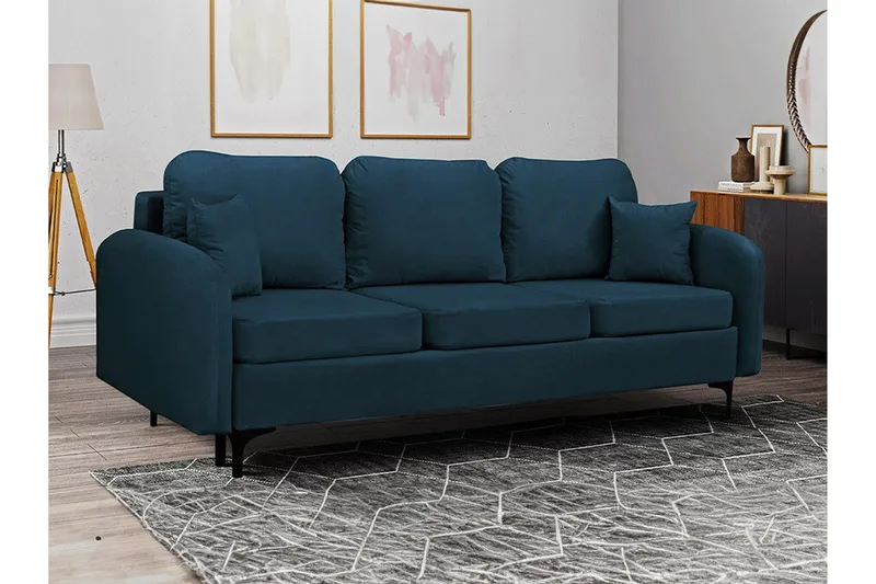 Knocklong 2-sits Bäddsoffa Dark blue - Møbler - Sofaer - Sovesofaer - 2 seters sovesofa