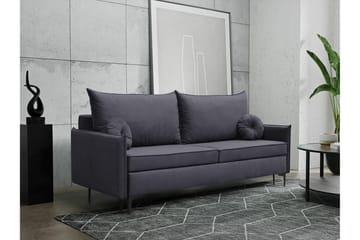 Knocklong 2-sits Bäddsoffa Dark grey - Møbler - Sofaer - Sovesofaer - 2 seters sovesofa