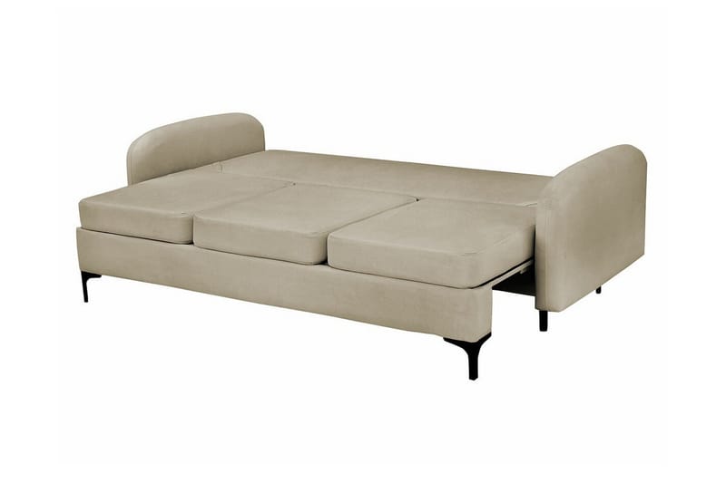 Knocklong 2-sits Bäddsoffa NO_BRAND beige - Møbler - Sofaer - Sovesofaer - 2 seters sovesofa